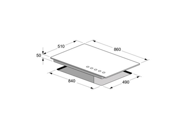 گاز صفحه شیشه مدل Gi35-s اخوان - Image 3