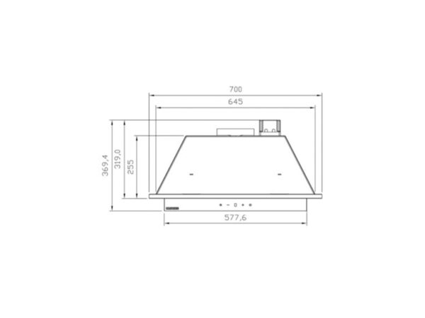 هود مدل SA-505 B استیل البرز.