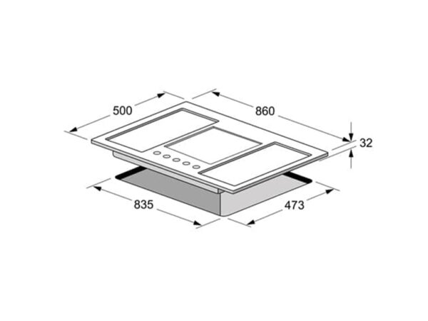 گاز صفحه استیل مدل G133 اخوان - Image 3