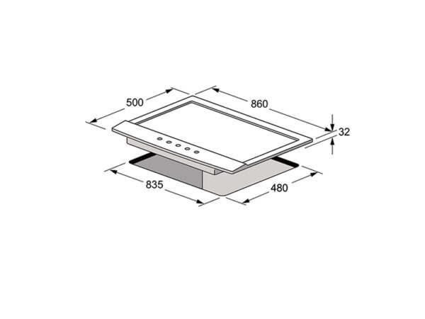 گاز صفحه استیل مدل G28S اخوان - Image 3