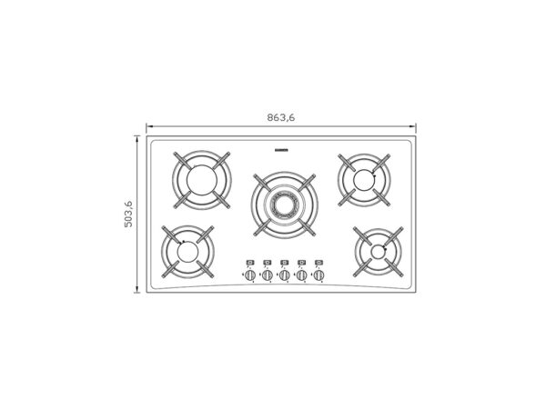 ابعادبرش G5904S.استیل البرز