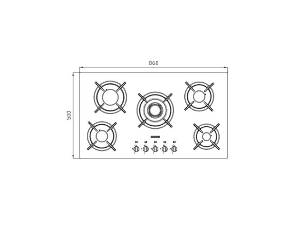 ابعادبرش مدل G-5954 استیل البرز