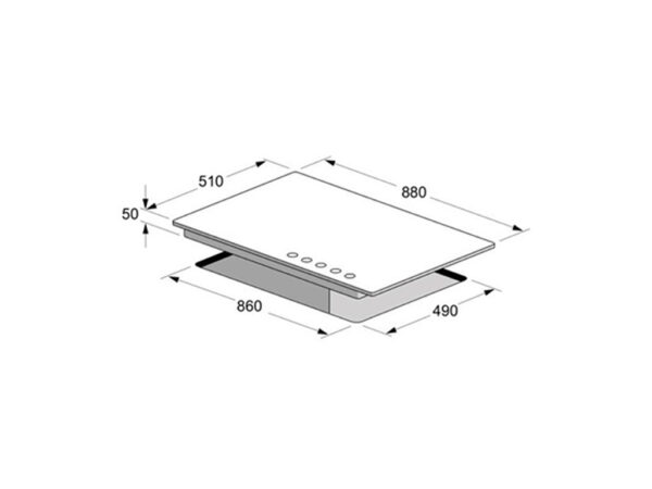 گاز صفحه شیشه مدل Gi137S اخوان - Image 3