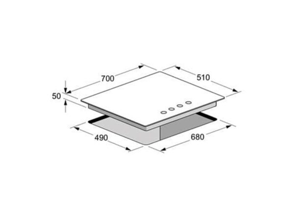 گاز صفحه شیشه مدل Gi6 اخوان - Image 3