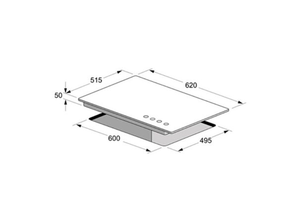 گاز صفحه شیشه مدل V26 اخوان - Image 3