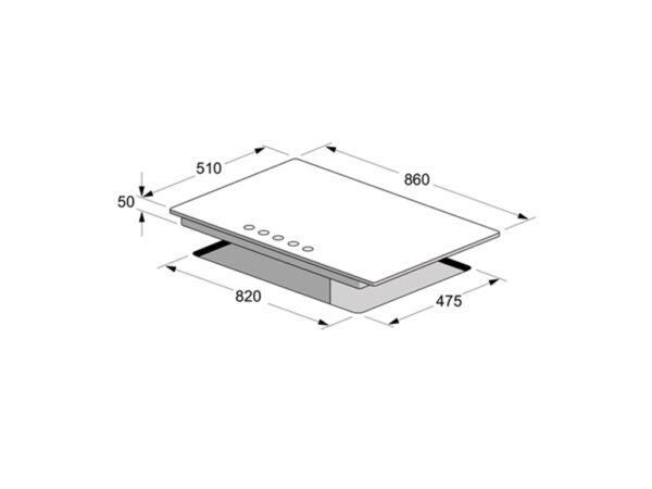 گاز صفحه شیشه مدل V14T اخوان - Image 3