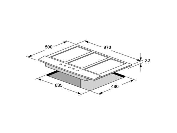 گاز صفحه استیل مدل V4 اخوان - Image 3