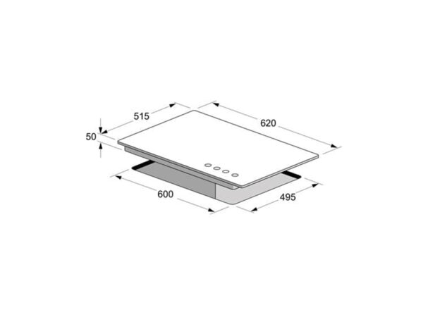 گاز صفحه شیشه مدل Gi146 اخوان - Image 3