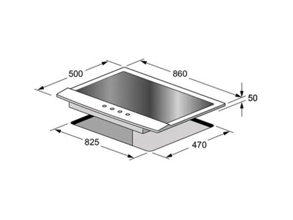 گاز صفحه استیل ، شیشه مدل G101 اخوان