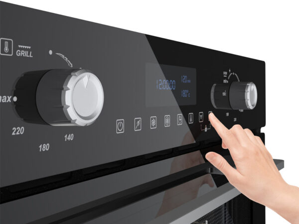 فر شیشه مشکی توکار V210 آلتون - Image 4